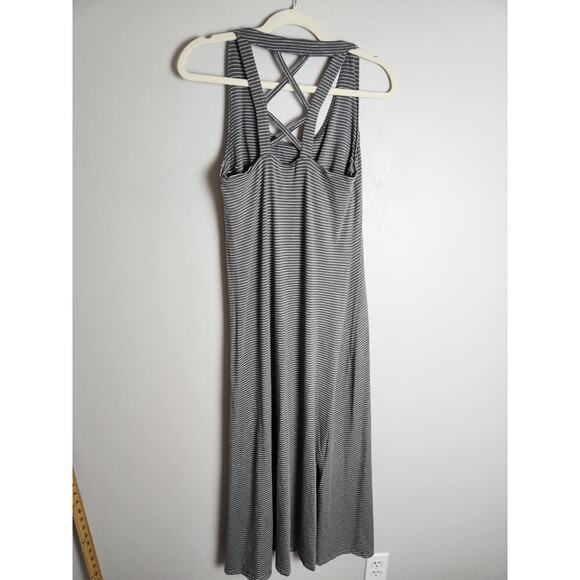 Toad and Co Montauket Long Dress Side Ruching Sz L Organic granolagirl outdoors - Picture 5 of 9